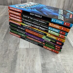 Goosebumps Lot of 7 Paperback Books R L Stein Night of the Living Dummy